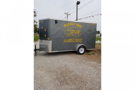 Used 2019 Doolittle Trailer MFG 6x12 Cargo / Enclosed Trailer