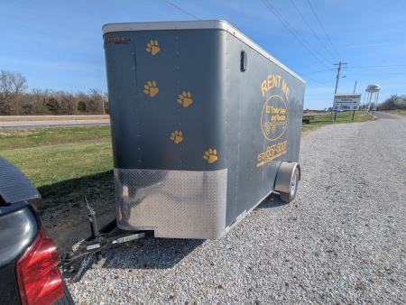 Used 2019 Doolittle Trailer MFG 6x12 Cargo / Enclosed Trailer