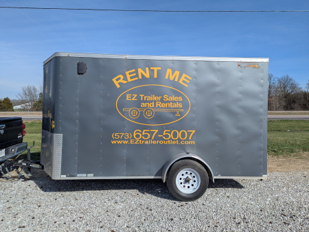 Used 2019 Doolittle Trailer MFG 6x12 Cargo / Enclosed Trailer