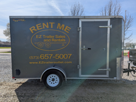 Used 2019 Doolittle Trailer MFG 6x12 Cargo / Enclosed Trailer