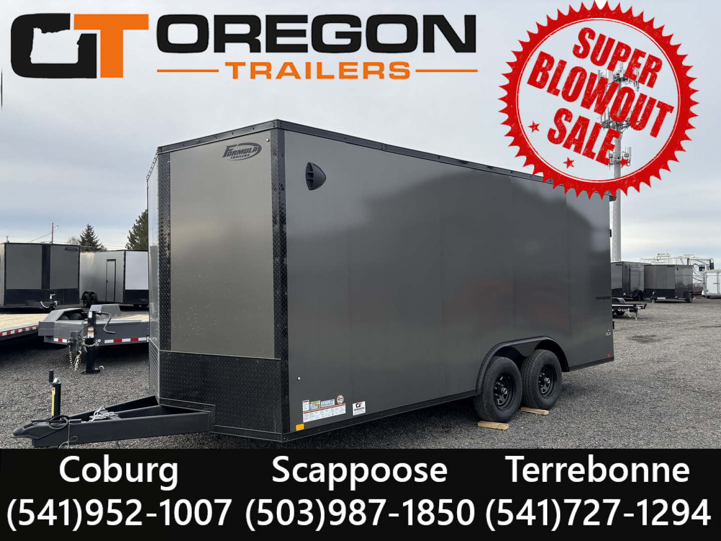 New 8.5X18 TA 10K Formula Enclosed Cargo