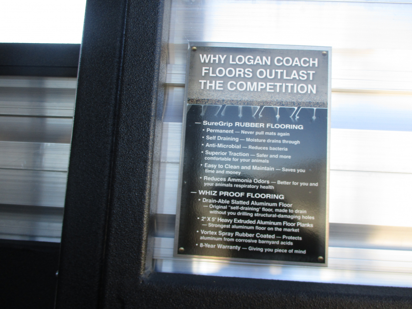 New 2026 Logan Coach Stock Combo Stock / Stock Combo Trailer 7'3 X 26