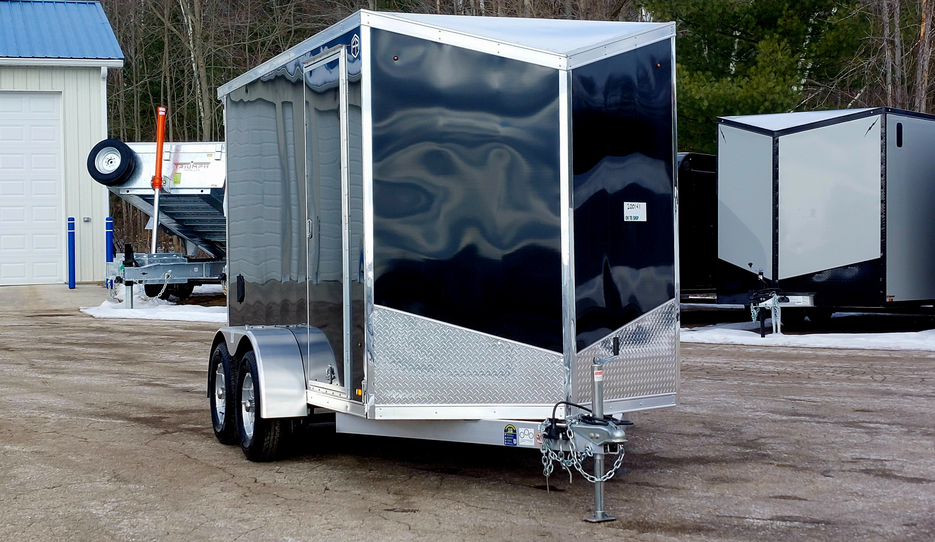 New 6 X 12 TANDEM AXLE ALL ALUMINUM CARGO ENCLOSED 3500# AXLES AMERA-LITE BY FOREST RIVER