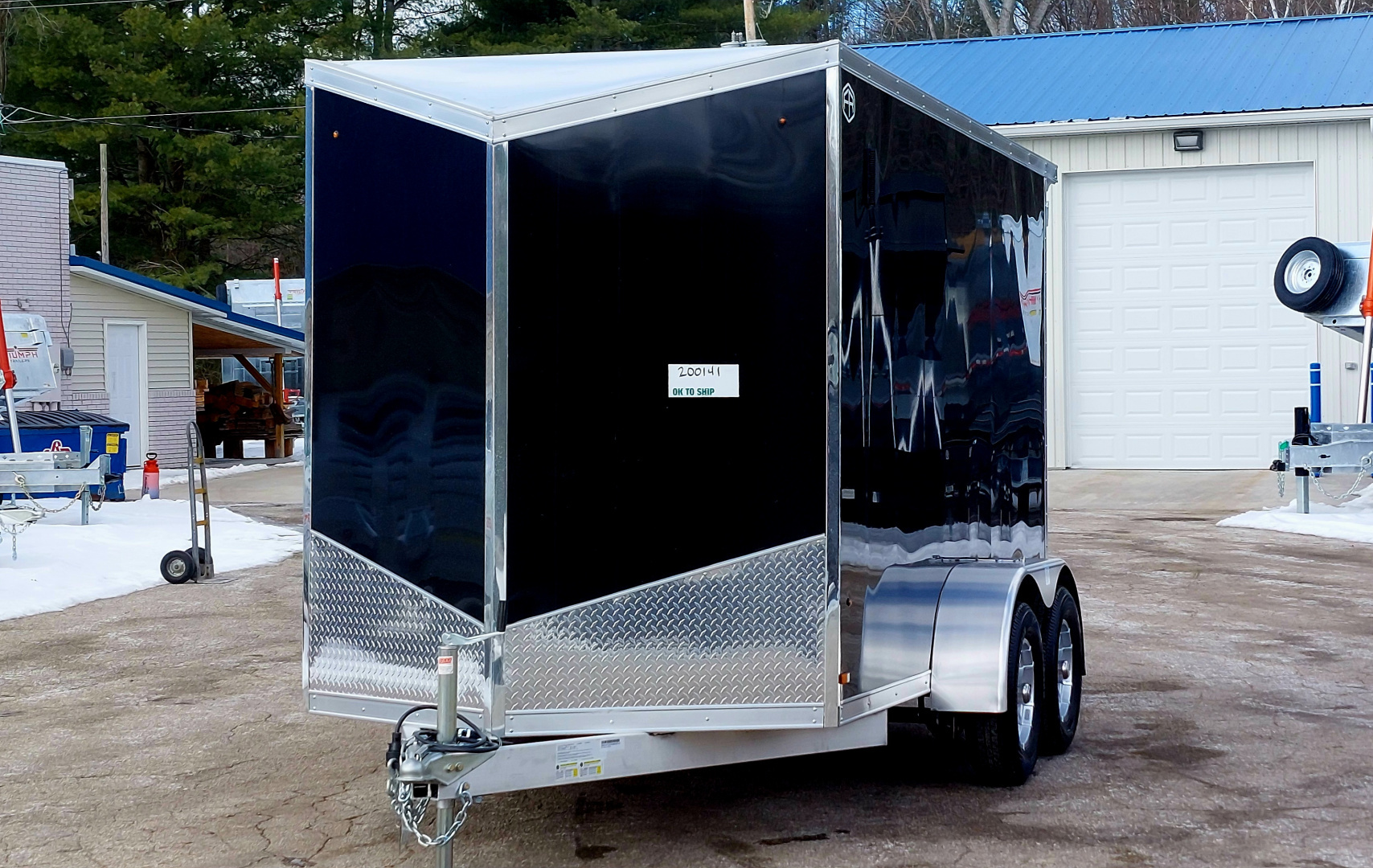 New 6 X 12 TANDEM AXLE ALL ALUMINUM CARGO ENCLOSED 3500# AXLES AMERA-LITE BY FOREST RIVER