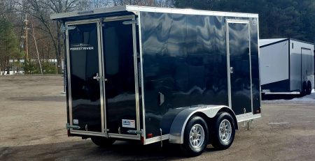 New 6 X 12 TANDEM AXLE ALL ALUMINUM CARGO ENCLOSED 3500# AXLES AMERA-LITE BY FOREST RIVER