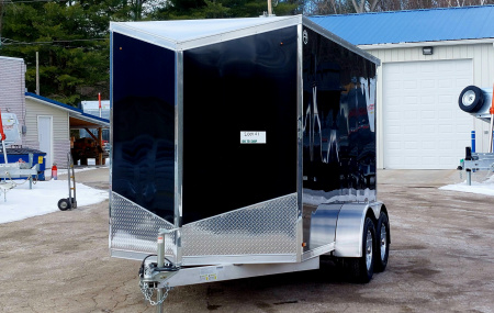 New 6 X 12 TANDEM AXLE ALL ALUMINUM CARGO ENCLOSED 3500# AXLES AMERA-LITE BY FOREST RIVER