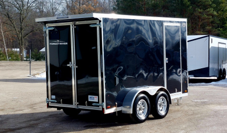 New 6 X 12 TANDEM AXLE ALL ALUMINUM CARGO ENCLOSED 3500# AXLES AMERA-LITE BY FOREST RIVER