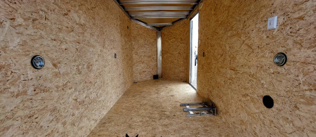 New 6 X 12 TANDEM AXLE ALL ALUMINUM CARGO ENCLOSED 3500# AXLES AMERA-LITE BY FOREST RIVER