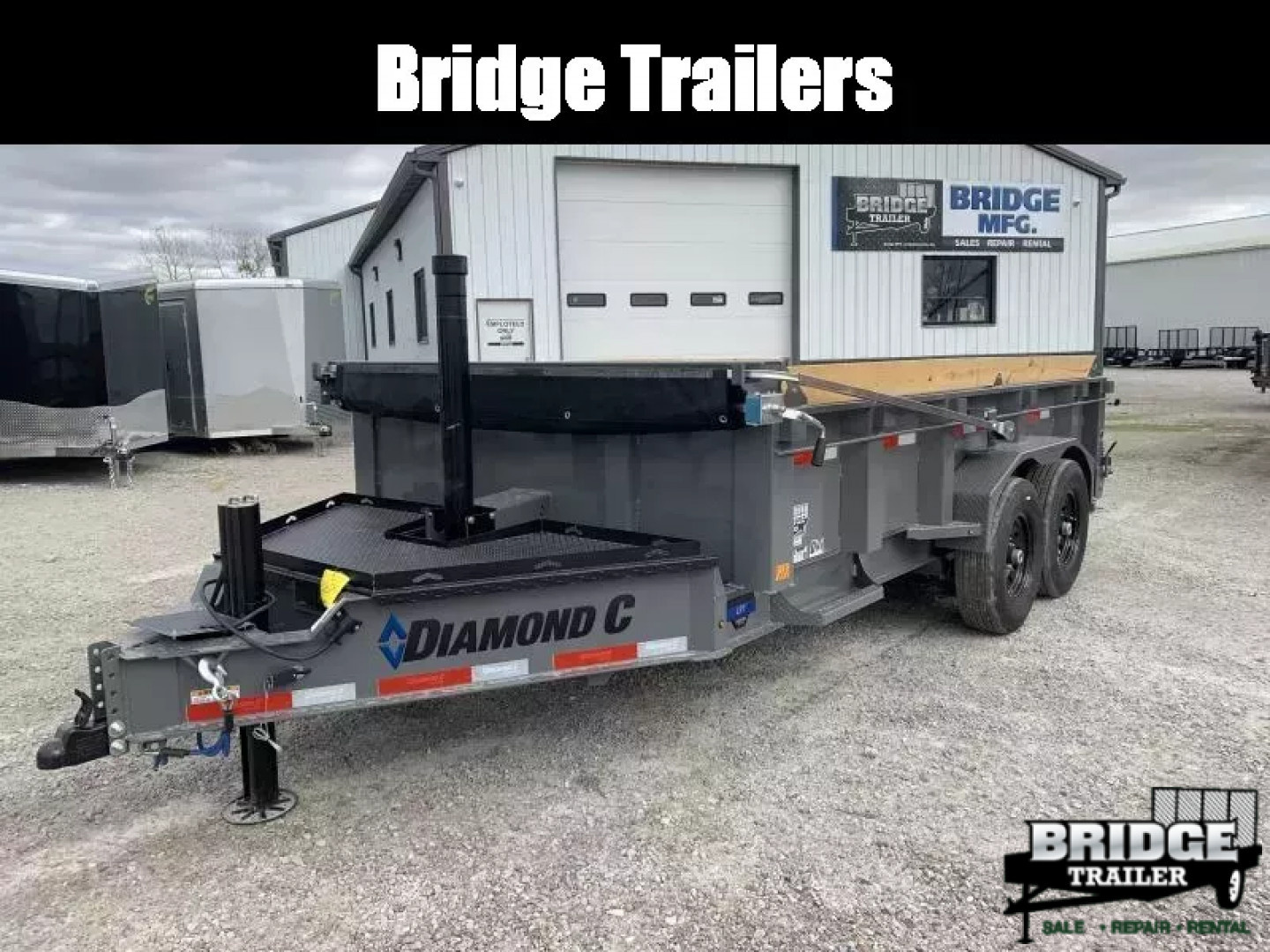 New 2026 Diamond C Trailers LPT207L14X82 (82" X 14') 14.9K Telescopic (Pacesetter Pkg) Dump Trailer
