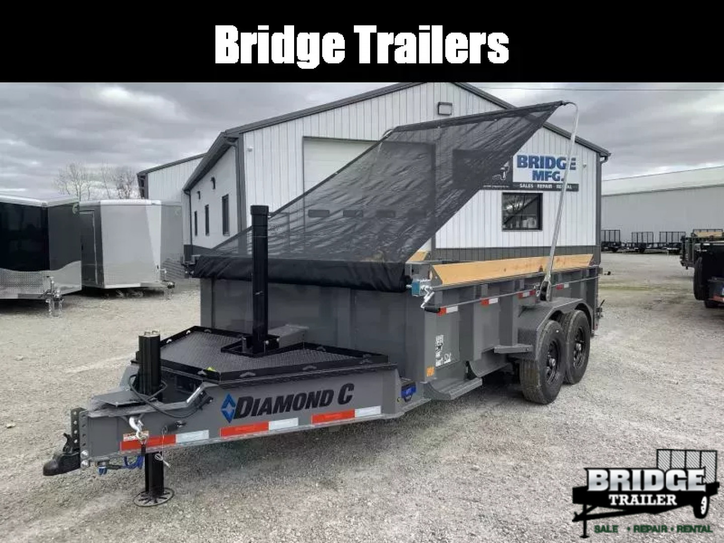 New 2026 Diamond C Trailers LPT207L14X82 (82" X 14') 14.9K Telescopic (Pacesetter Pkg) Dump Trailer