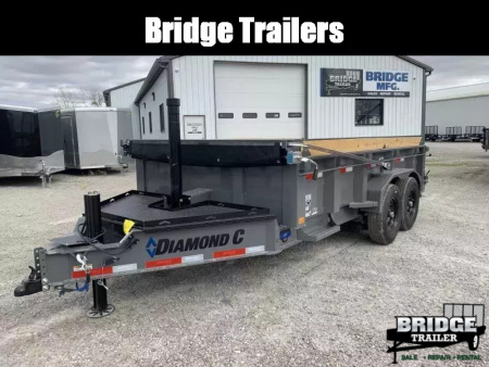 New 2026 Diamond C Trailers LPT207L14X82 (82  X 14') 14.9K Telescopic (Pacesetter Pkg) Dump Trailer
