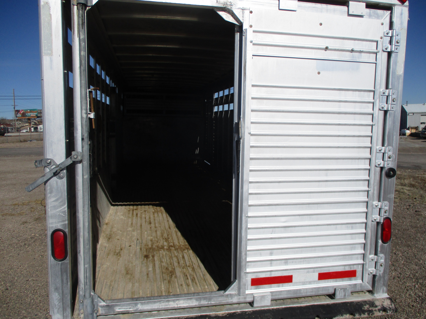 Used 2001 Featherlite Trailers Stock Stock / Stock Combo Trailer 7 X 24