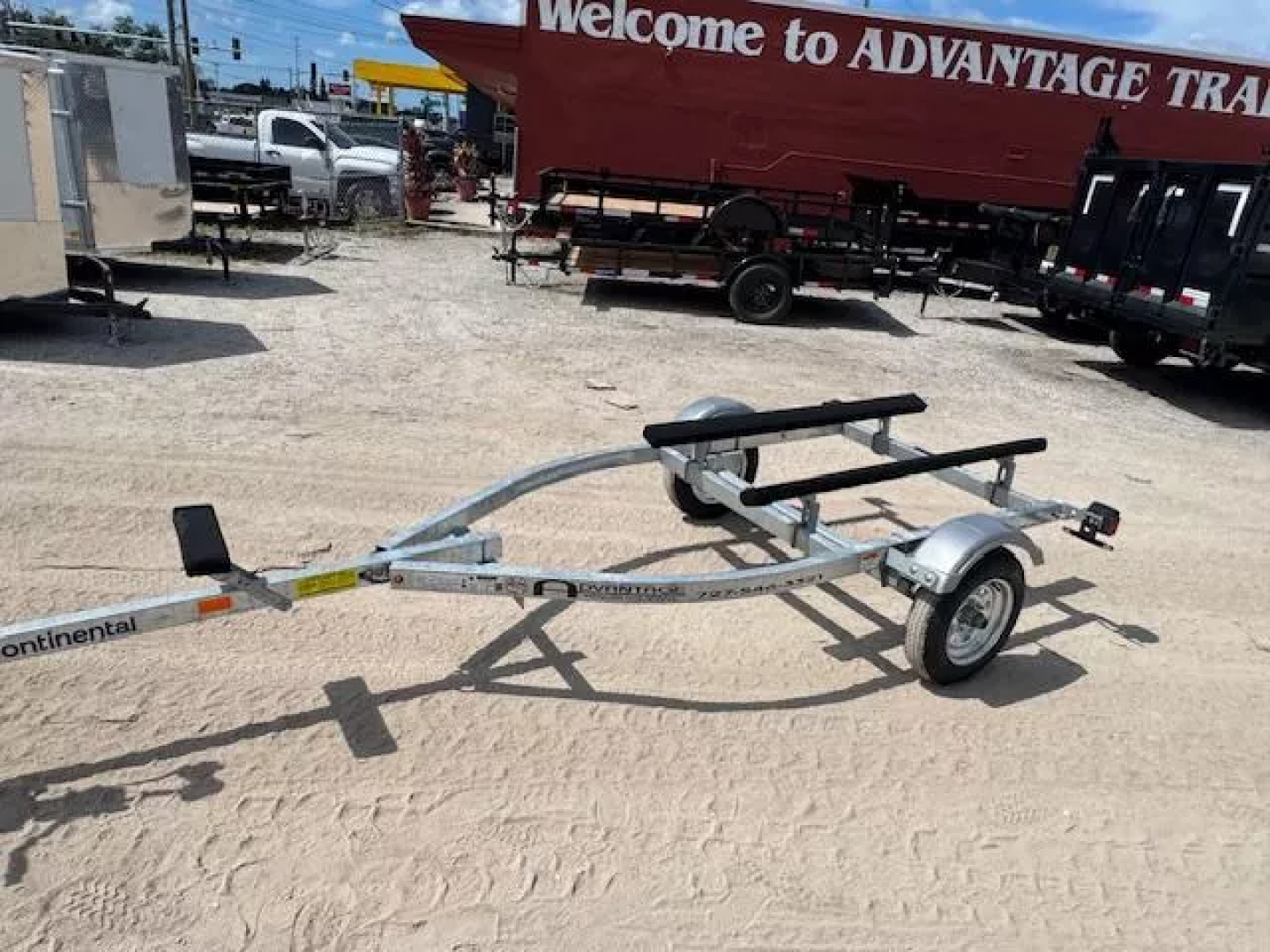 New 2026 Continental Trailers JB1212 GALVANIZED JON BOAT TRAILER Boat Trailer