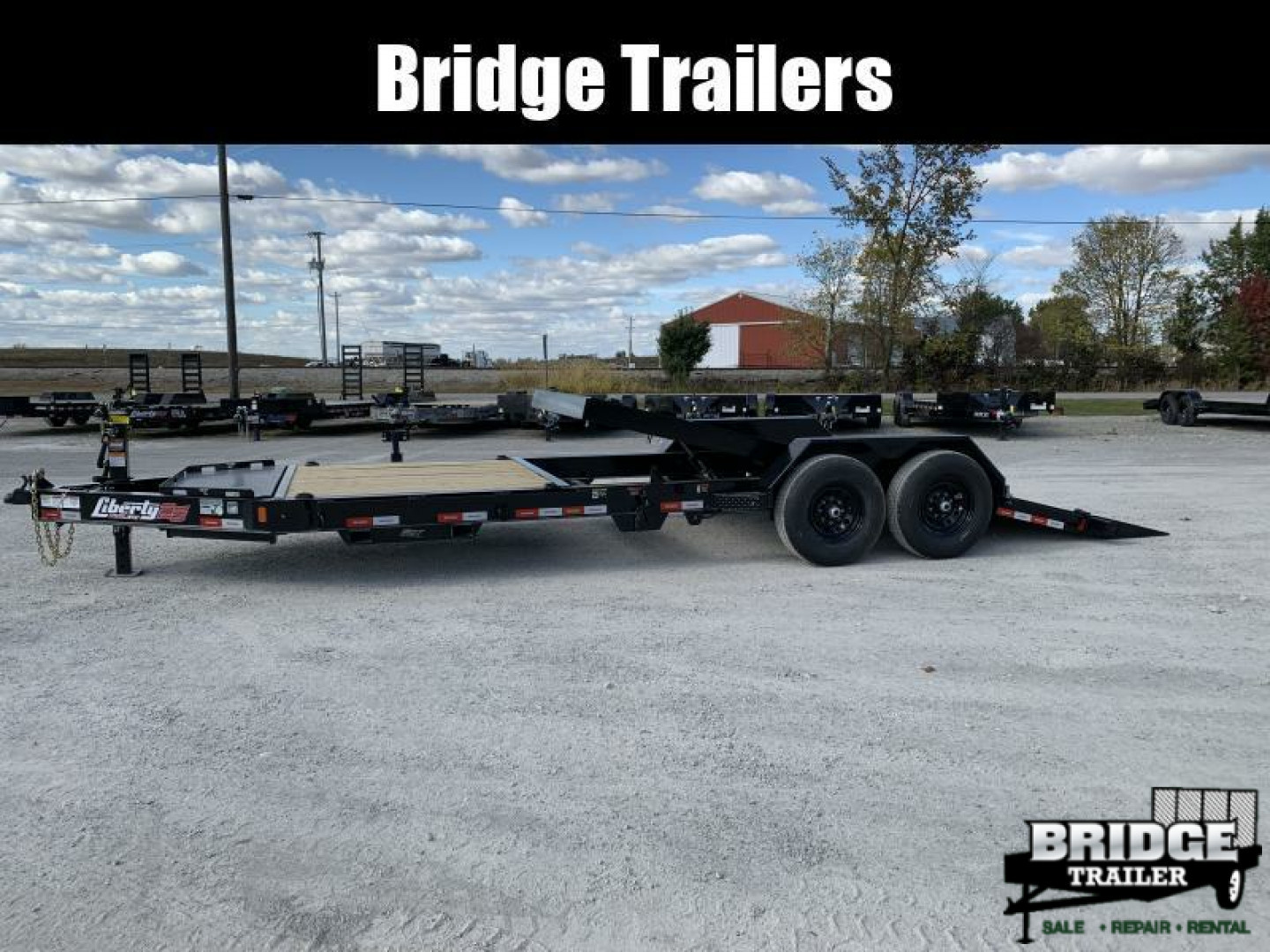 New 2026 Liberty LT14K83X22SPB8WF (83" X 22') 15.4K Partial Tilt Tilt Trailer