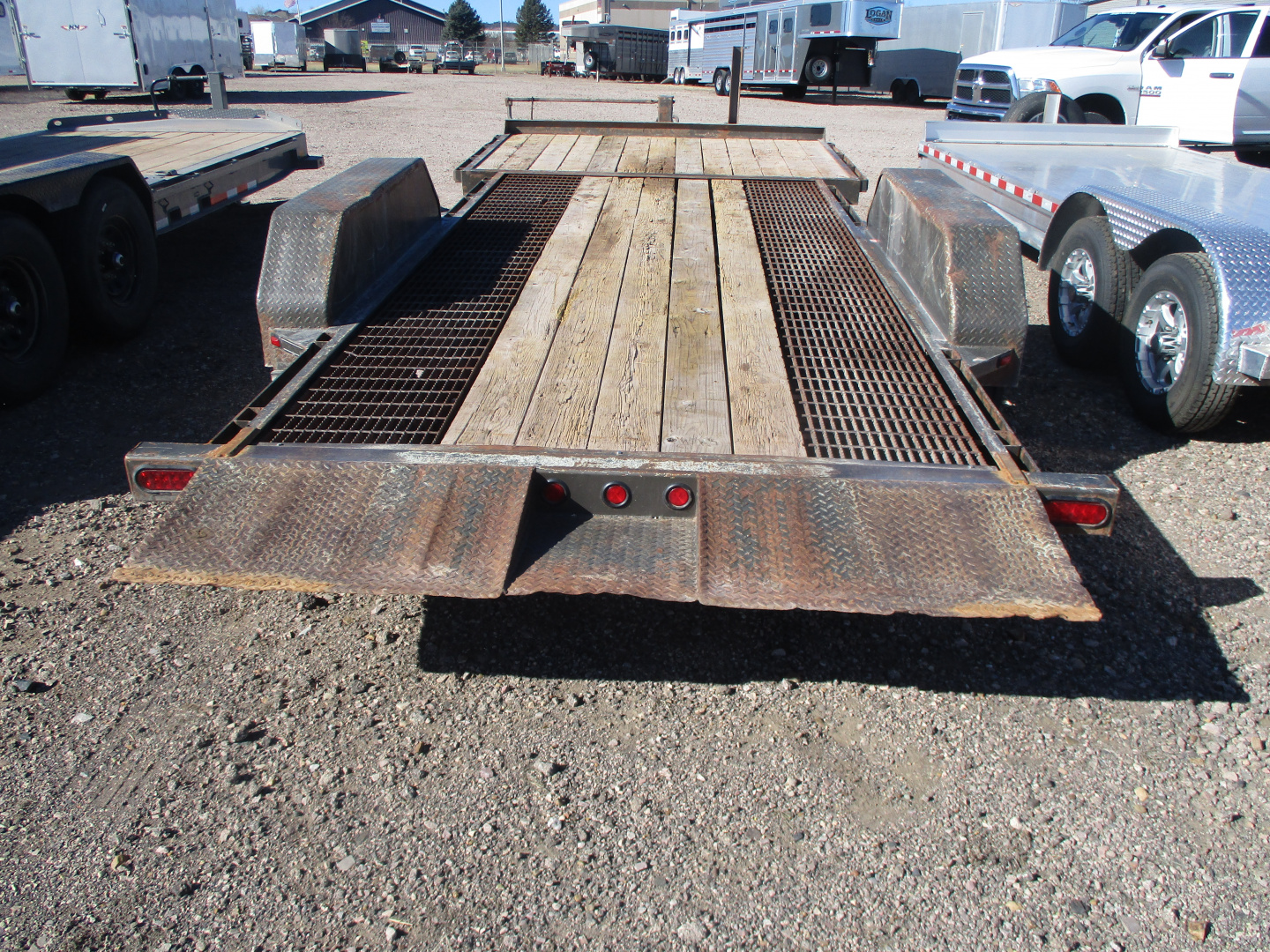Used 2020 Titan Trailer Tilt Bed Flatbed Trailer 82 X 22