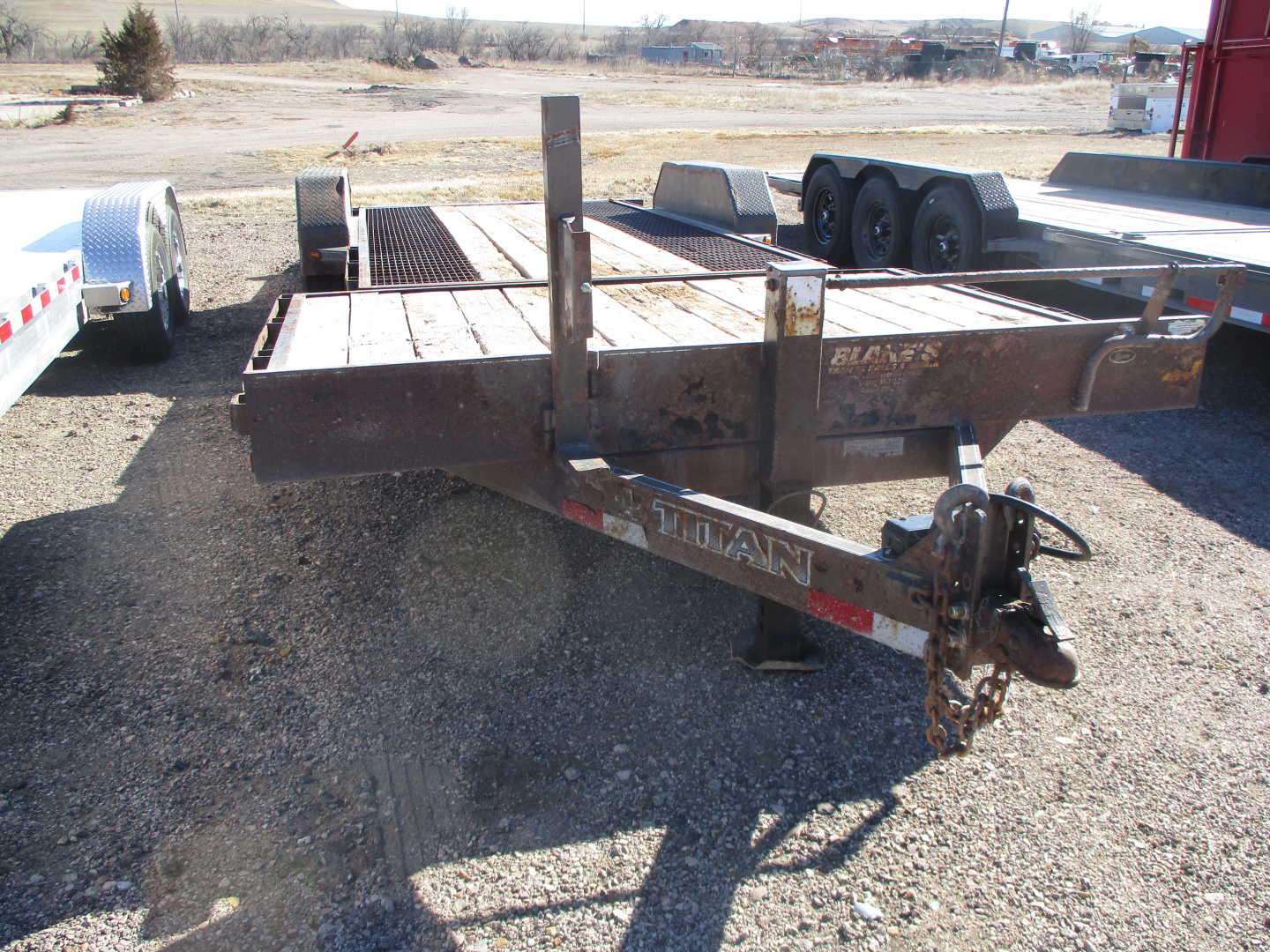 Used 2020 Titan Trailer Tilt Bed Flatbed Trailer 82 X 22