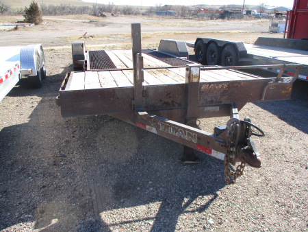 Used 2020 Titan Trailer Tilt Bed Flatbed Trailer 82 X 22