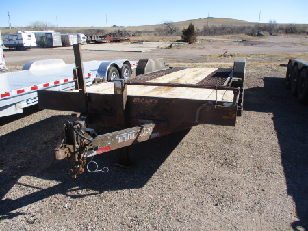 Used 2020 Titan Trailer Tilt Bed Flatbed Trailer 82 X 22