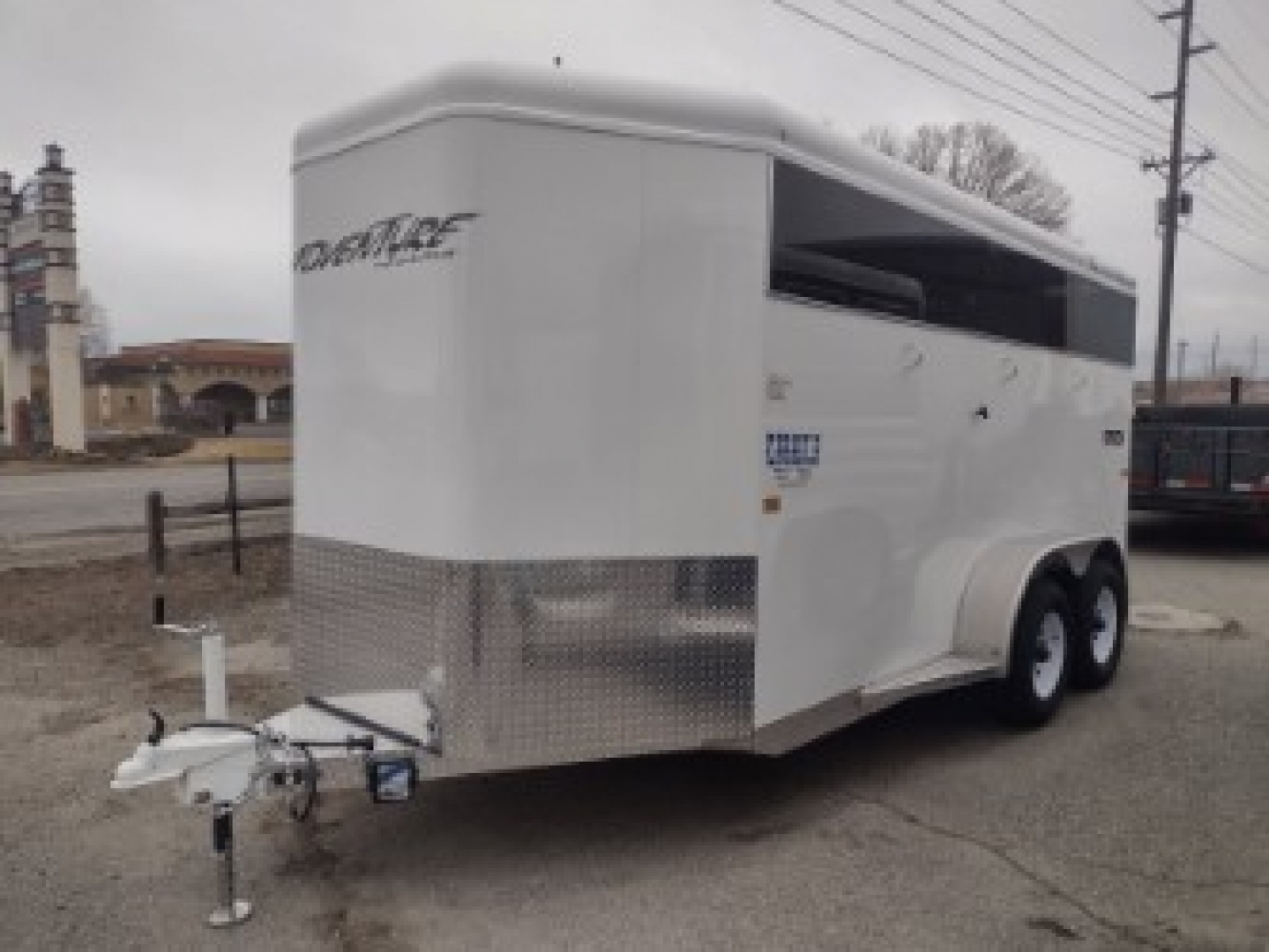 New 2026 Trails West Adventure 17' Stock Trailer