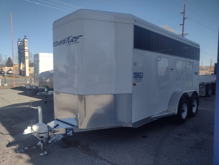 New 2026 Trails West Adventure 17' Stock Trailer