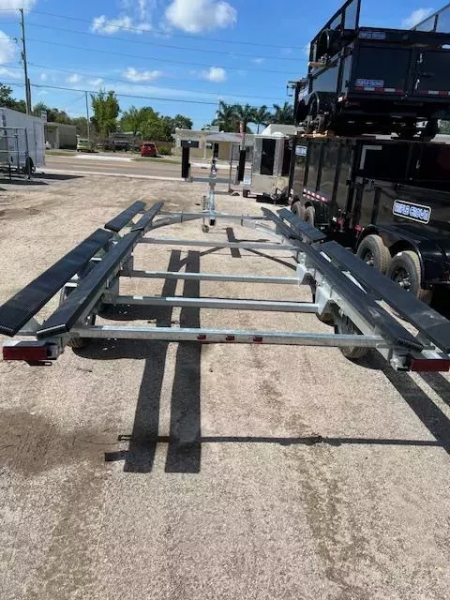 New 2026 Continental Trailers CTP2022 GALVANIZED PONTOON TRAILER Boat Trailer