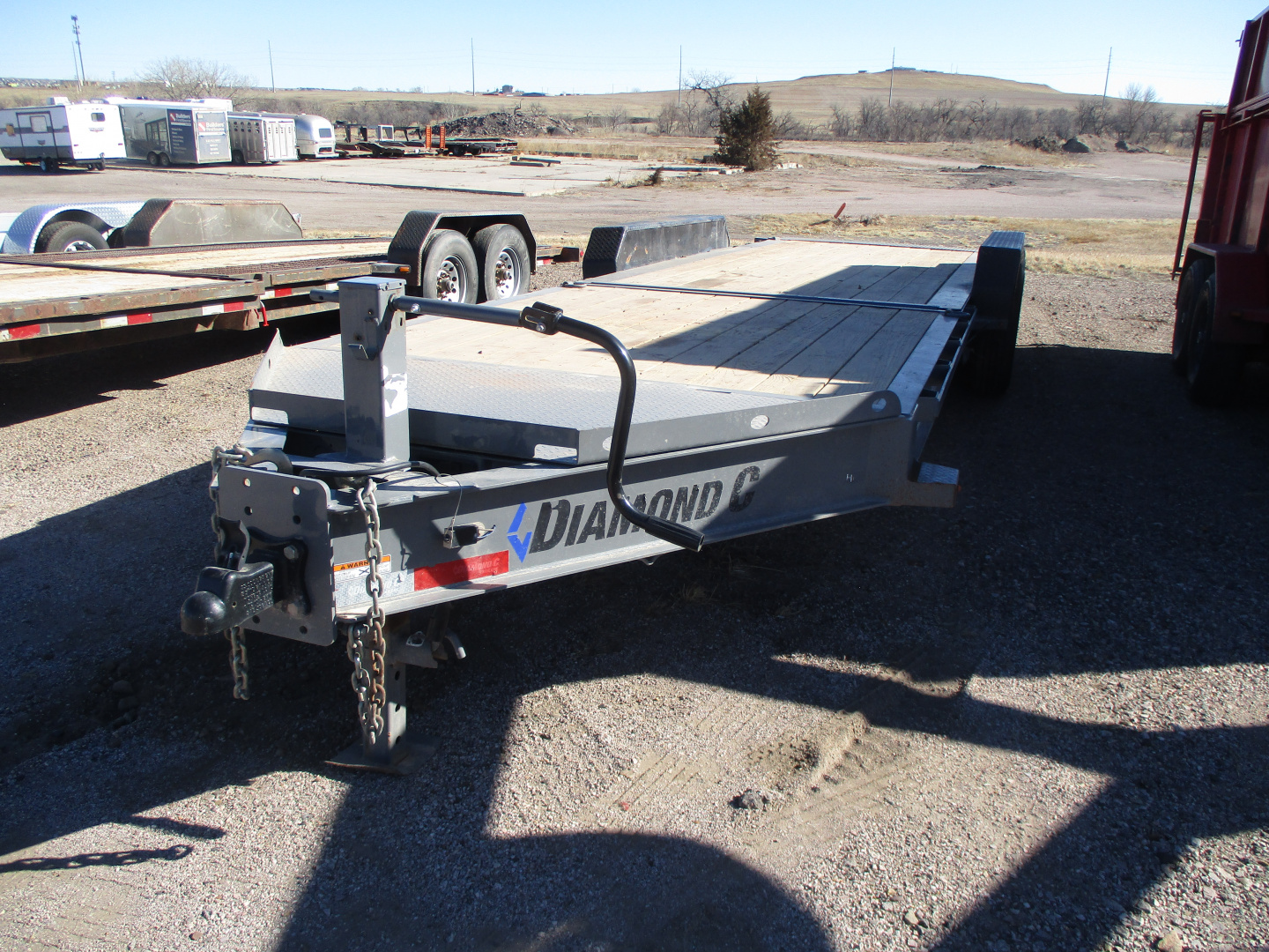 New 2024 Diamond C Trailers Tilt Bed Flatbed Trailer 82 X 28