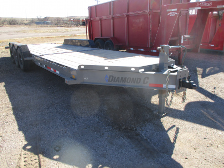 New 2024 Diamond C Trailers Tilt Bed Flatbed Trailer 82 X 28
