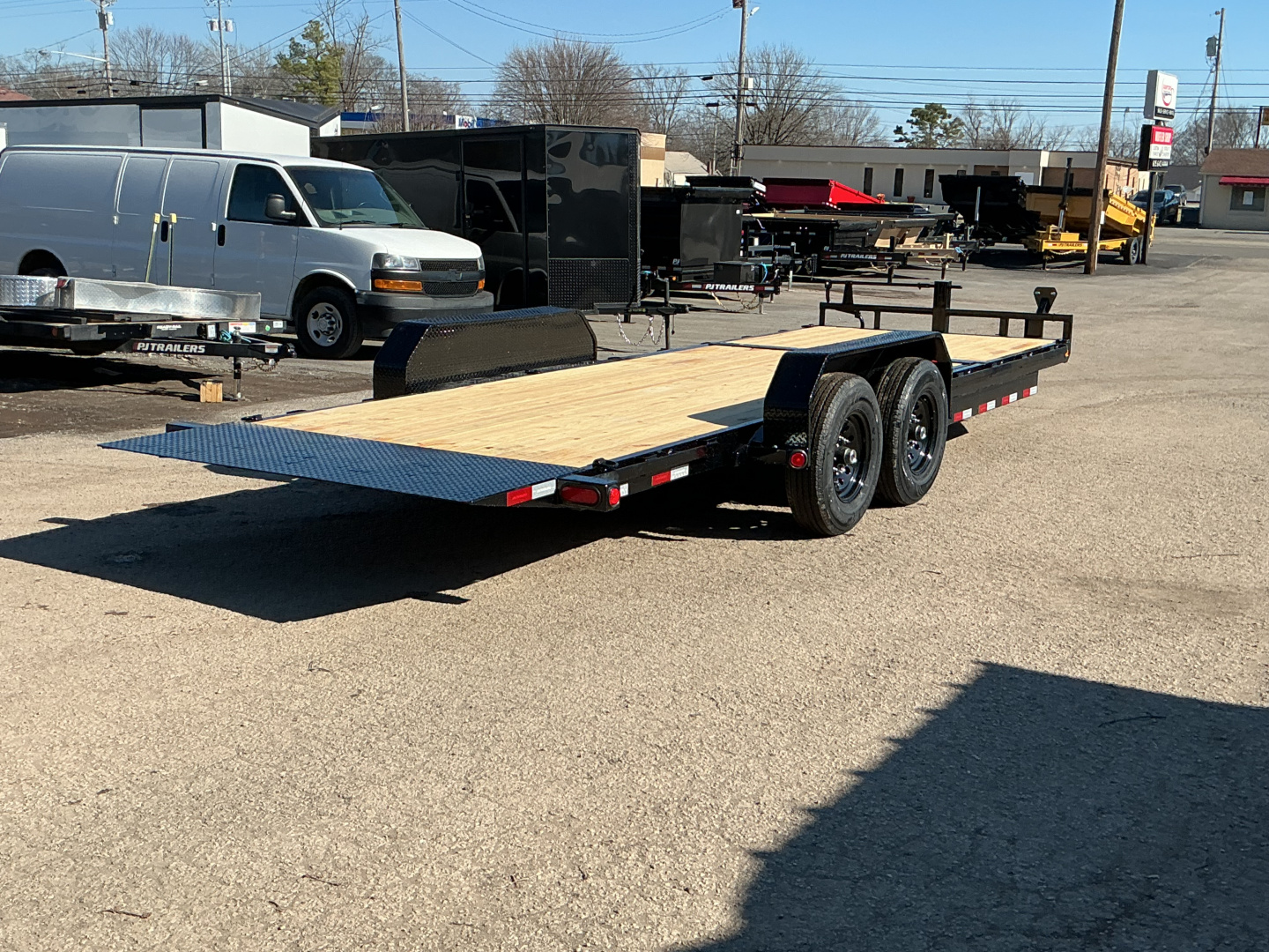 New 2026 PJ Trailers 22' x 6 in. Channel Equipment Tilt (T6) 14K GVWR Trailer