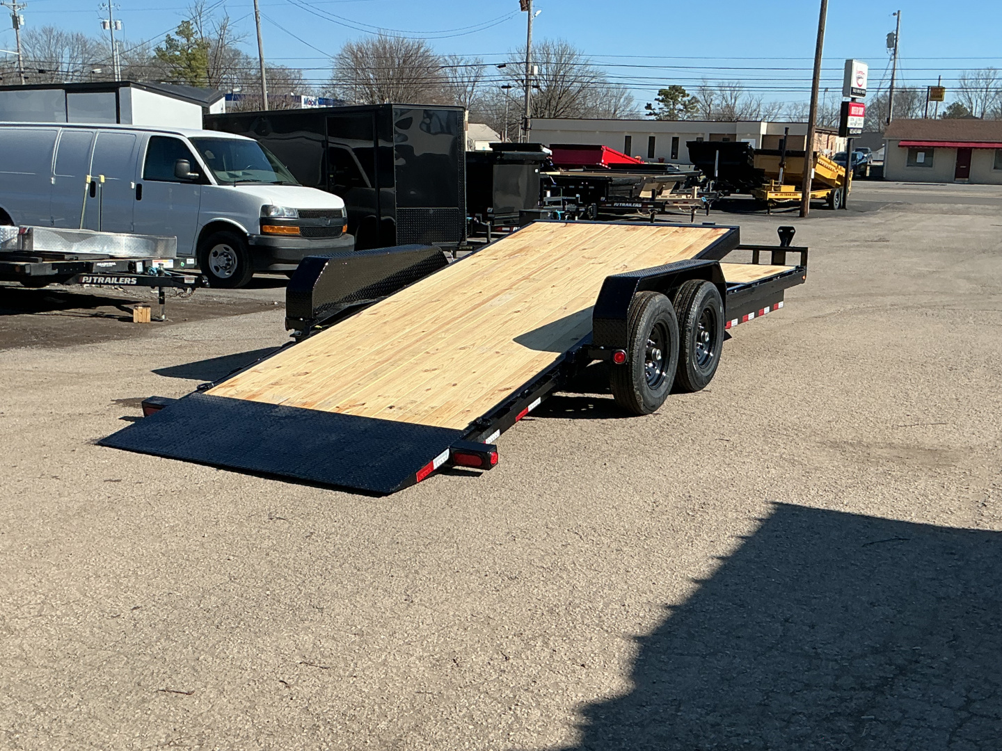 New 2026 PJ Trailers 22' x 6 in. Channel Equipment Tilt (T6) 14K GVWR Trailer