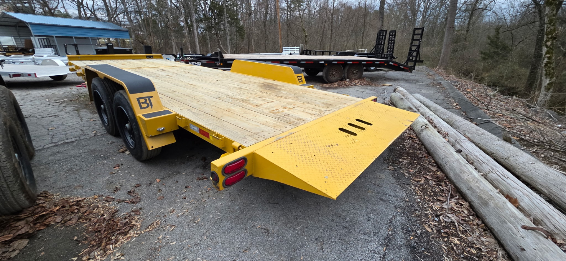 Used 2025 Behnke 16K 83X22 TILT Equipment Trailer