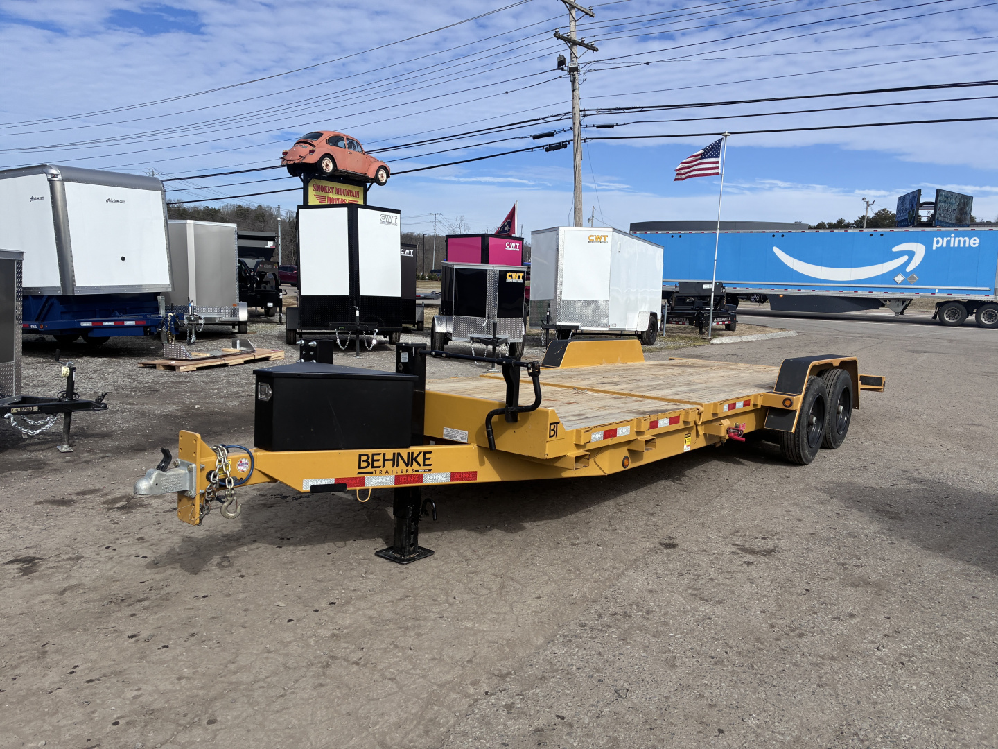 Used 2025 Behnke 16K 83X22 TILT Equipment Trailer