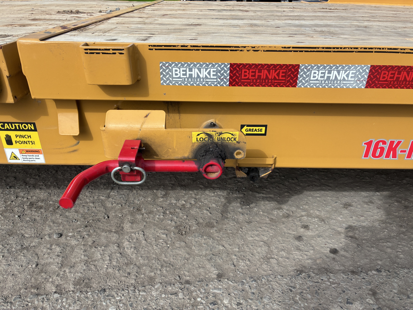 Used 2025 Behnke 16K 83X22 TILT Equipment Trailer