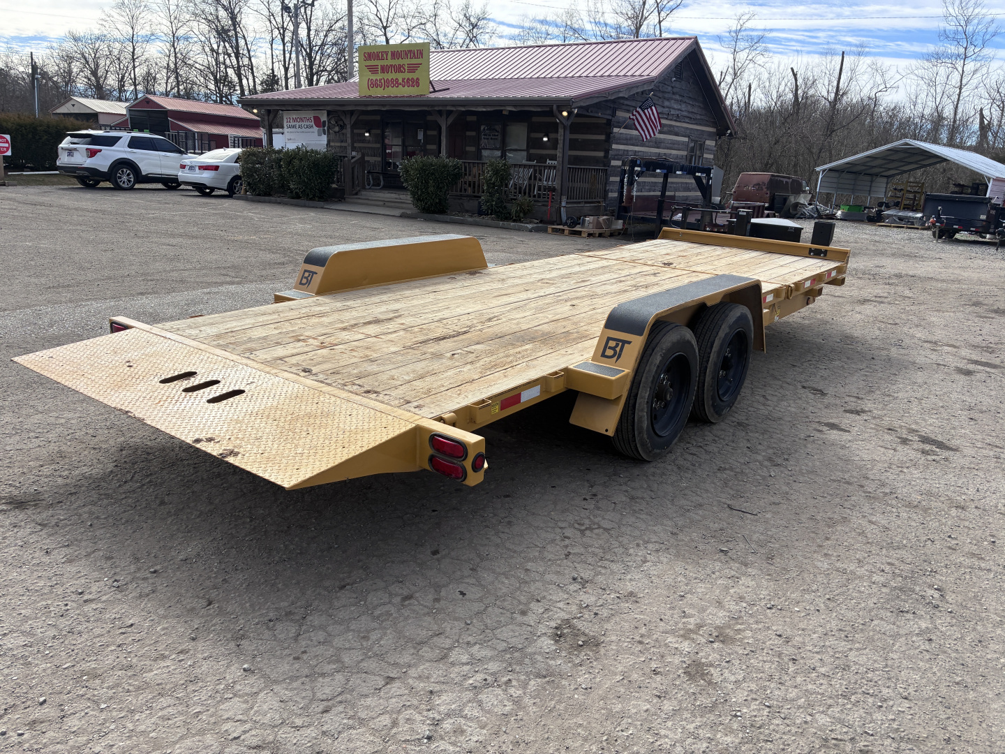 Used 2025 Behnke 16K 83X22 TILT Equipment Trailer