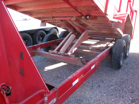 Used 2008 Titan Trailer Dump Dump Trailer 82 X 14
