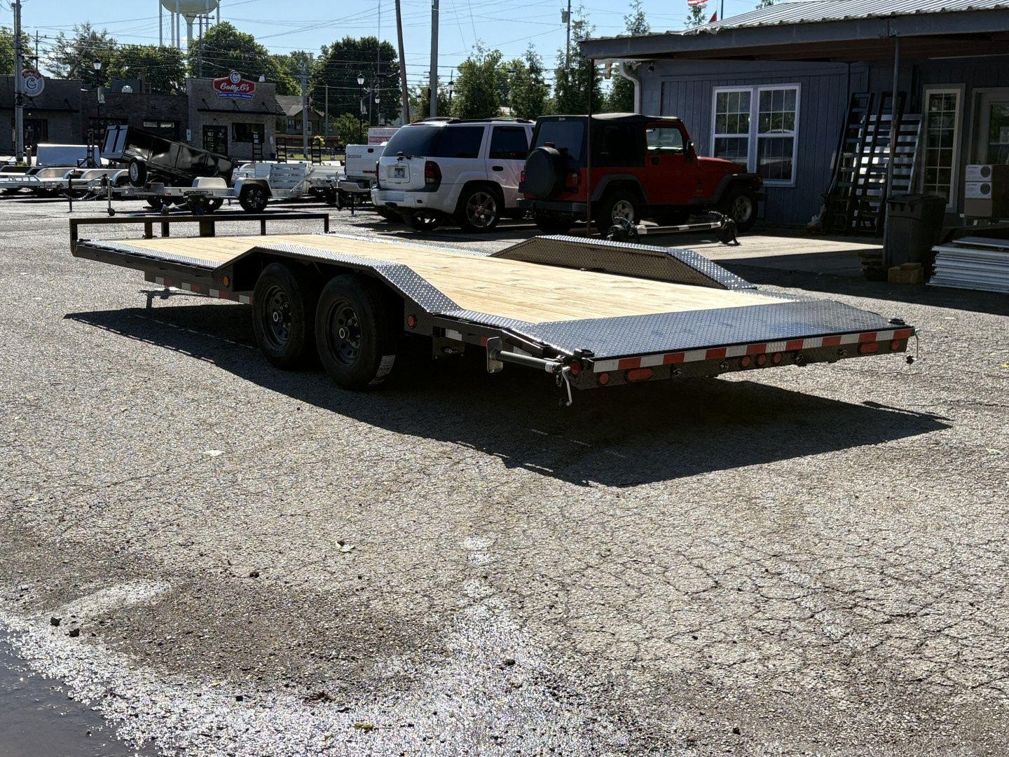 New 2026 PJ Trailers 102" x 22' - 5" Channel Buggy Hauler (B5) - 10K GVWR Car / Racing Trailer