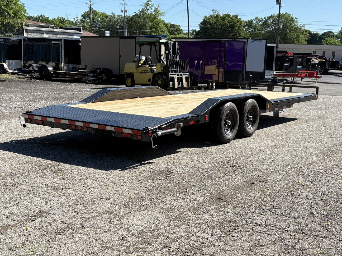 New 2026 PJ Trailers 102" x 22' - 5" Channel Buggy Hauler (B5) - 10K GVWR Car / Racing Trailer