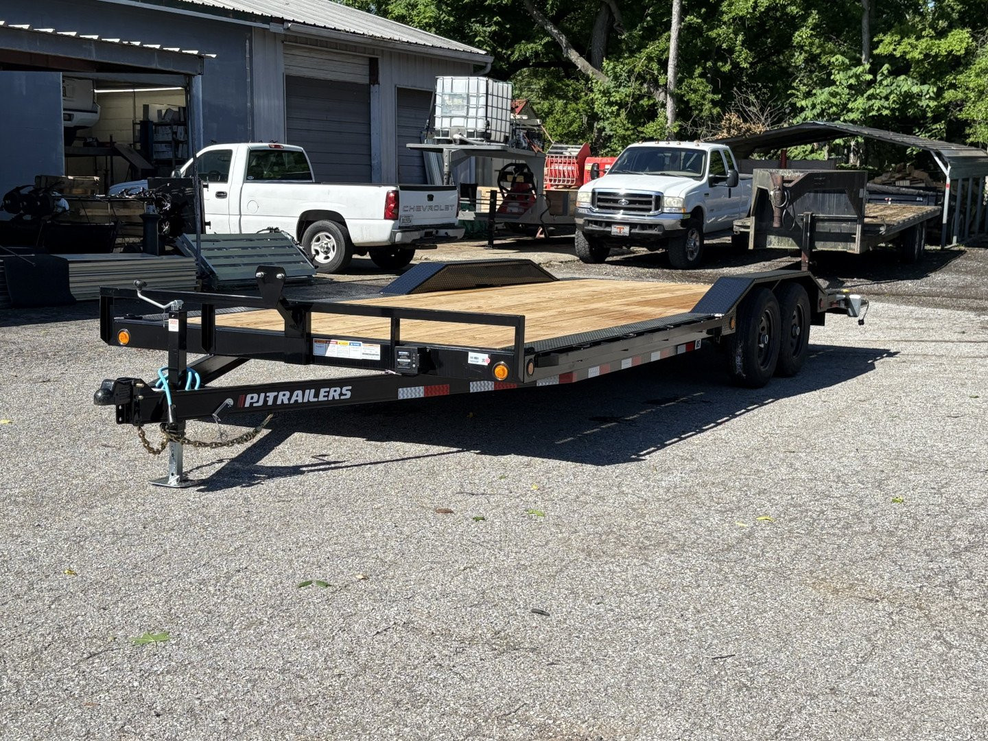 New 2026 PJ Trailers 102" x 22' - 5" Channel Buggy Hauler (B5) - 10K GVWR Car / Racing Trailer