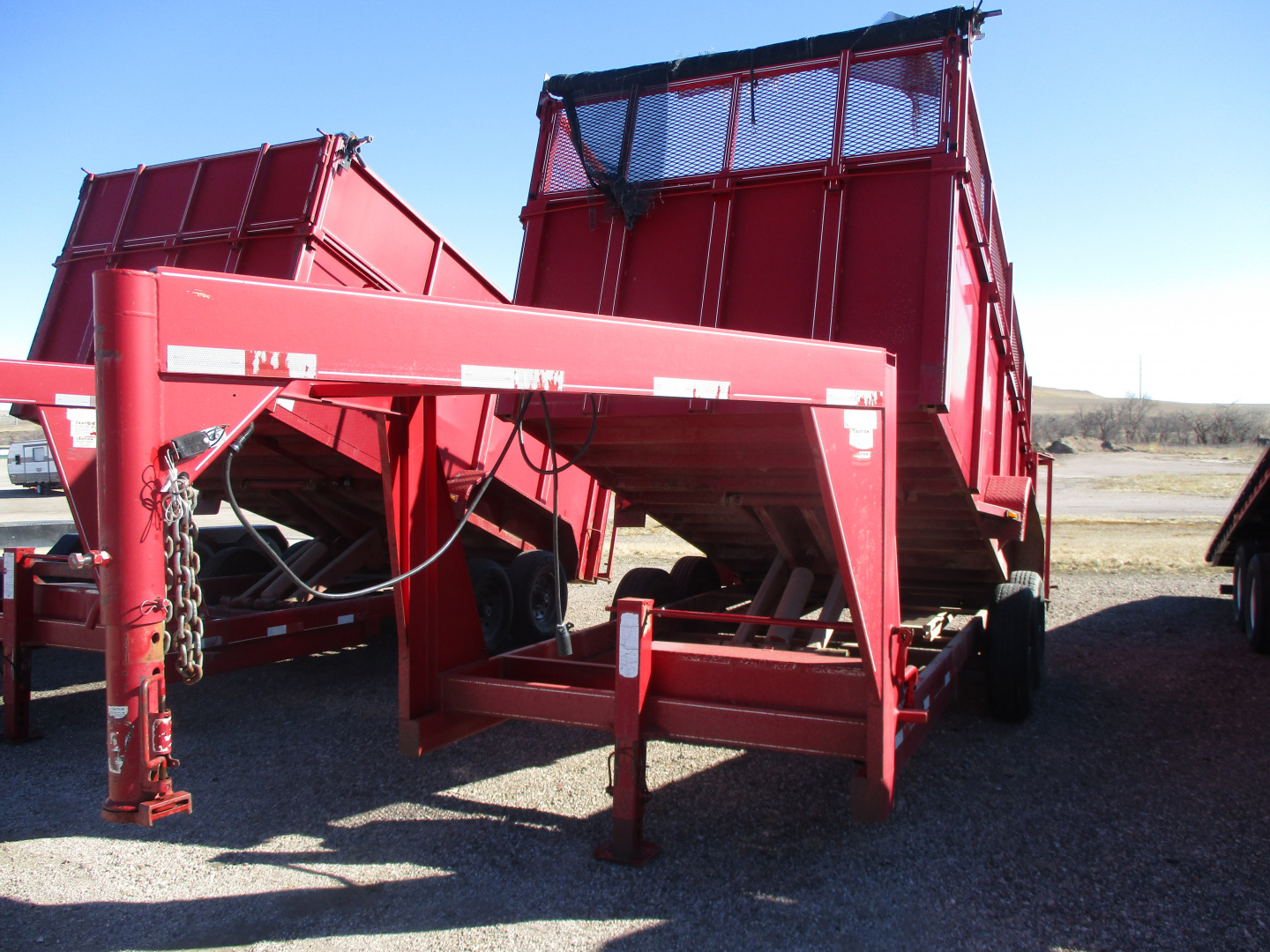 Used 2007 Titan Trailer Dump Dump Trailer 82 X 14