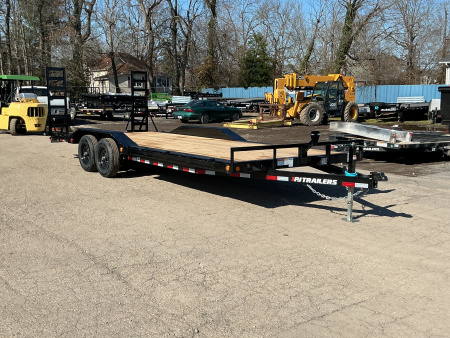 New 2026 PJ Trailers 102  x 22' - 5  Channel Buggy Hauler (B5) - 10K GVWR Car / Racing Trailer