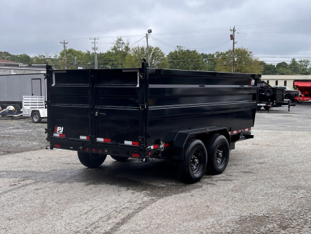 New 2026 PJ Trailers 83" x 14' (D7) Quest Series 14K - 4' Sides Dump Trailer