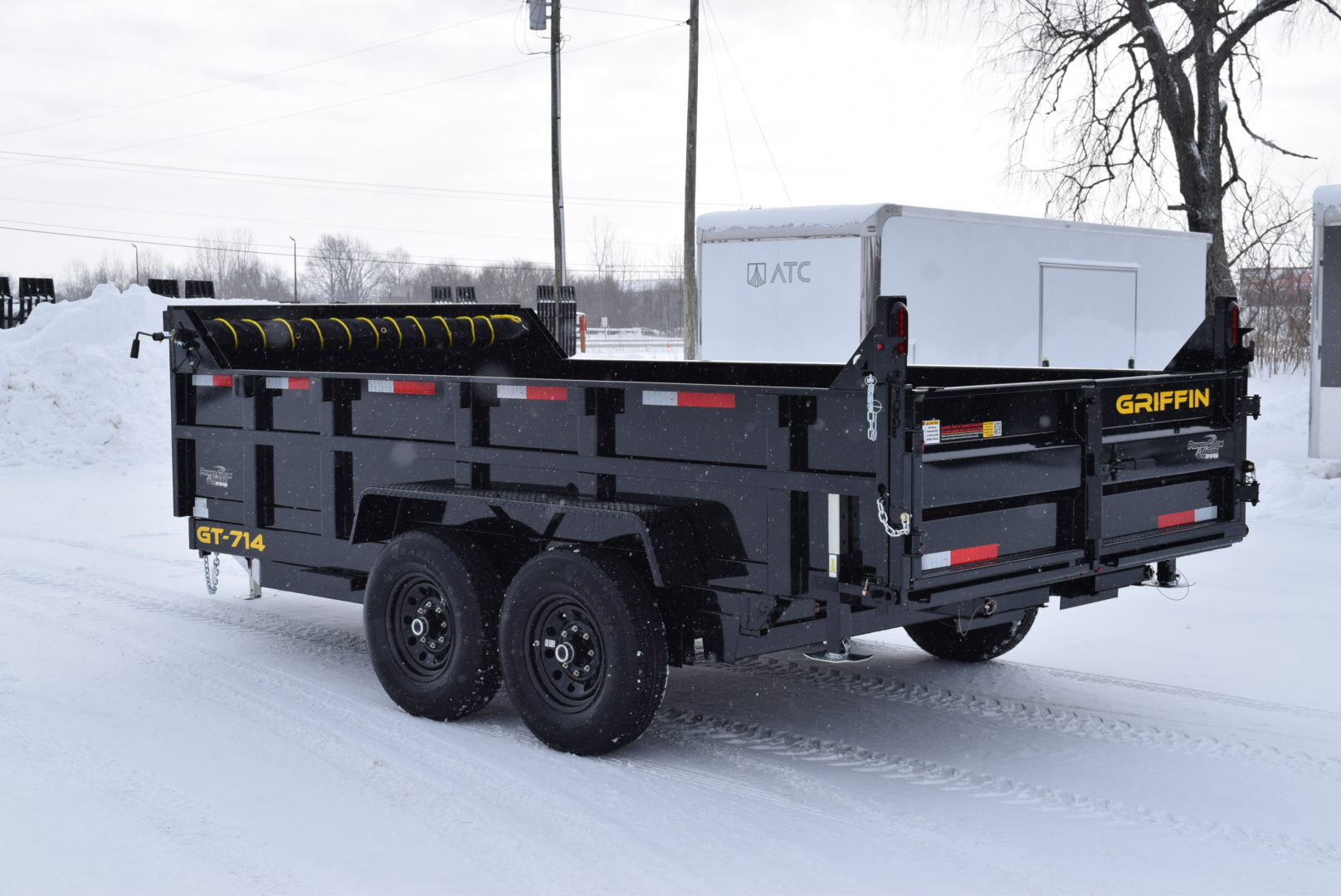 New GRIFFIN 7x14 14K DUMP TRAILER w/ TELESCOPING CYLINDER