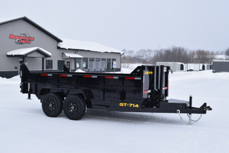 New GRIFFIN 7x14 14K DUMP TRAILER w/ TELESCOPING CYLINDER