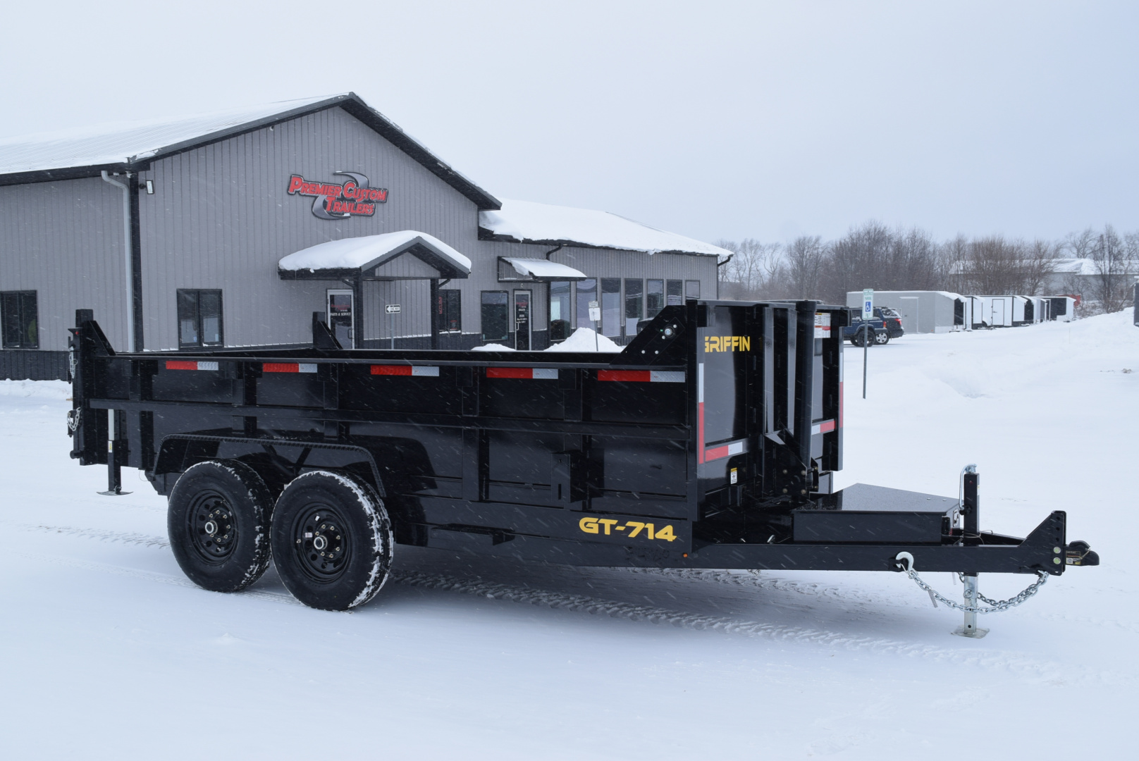 New GRIFFIN 7x14 14K DUMP TRAILER w/ TELESCOPING CYLINDER