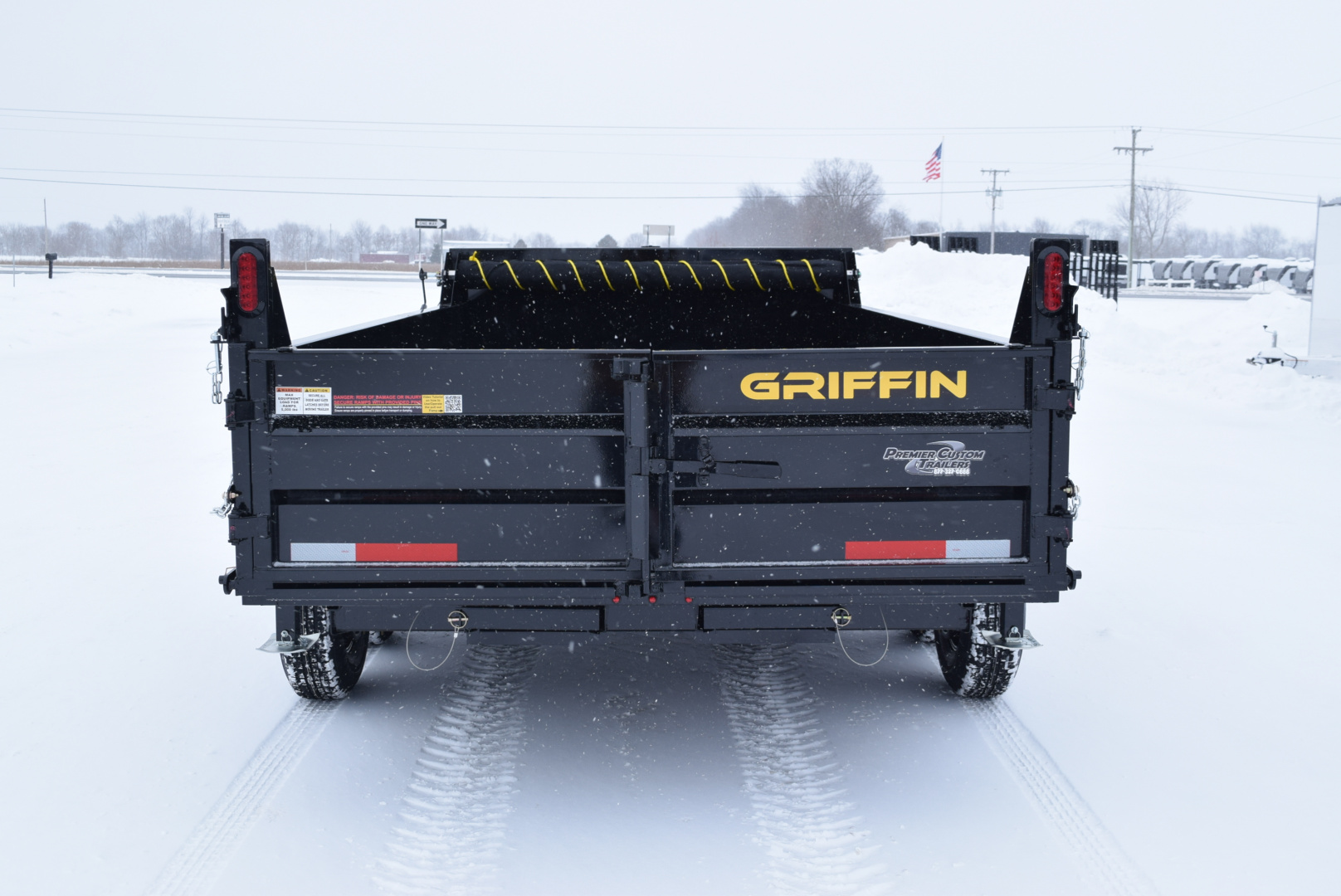 New GRIFFIN 7x14 14K DUMP TRAILER w/ TELESCOPING CYLINDER