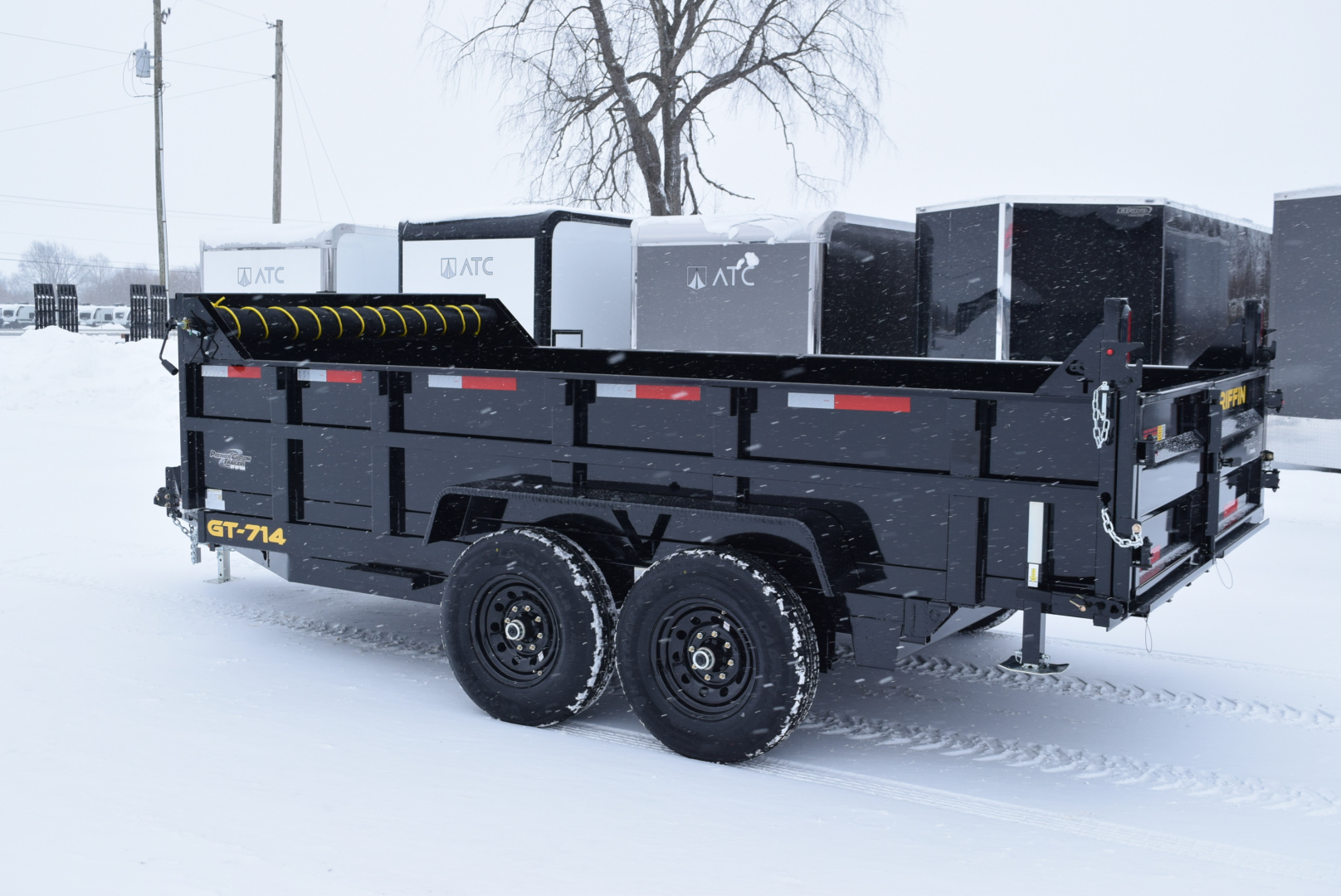 New GRIFFIN 7x14 14K DUMP TRAILER w/ TELESCOPING CYLINDER