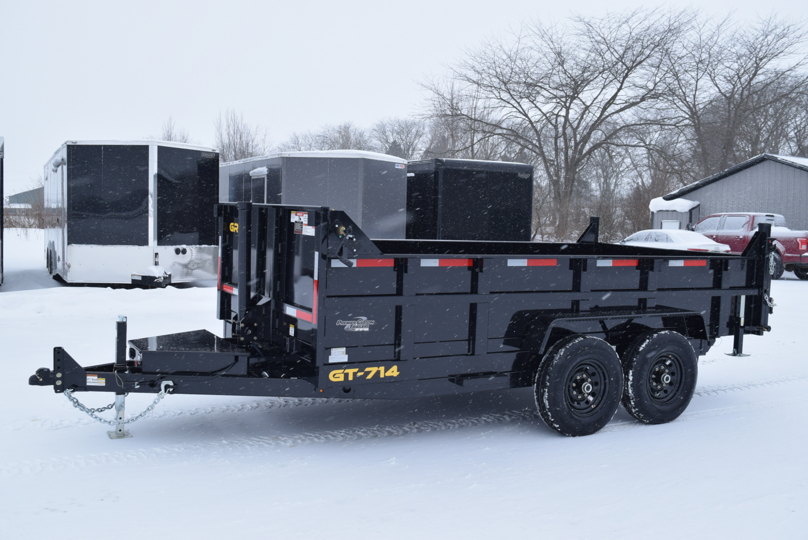 New GRIFFIN 7x14 14K DUMP TRAILER w/ TELESCOPING CYLINDER