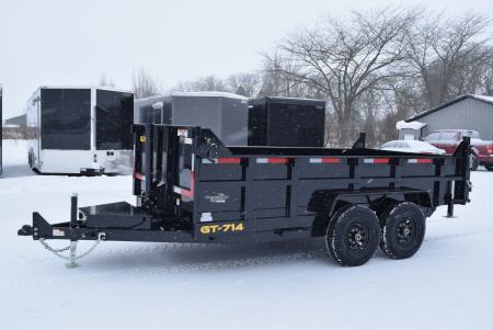 New GRIFFIN 7x14 14K DUMP TRAILER w/ TELESCOPING CYLINDER