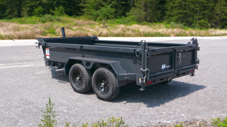 New 2026 Hillcrest Trailers 6X12 10K Telescopic Dump Trailer