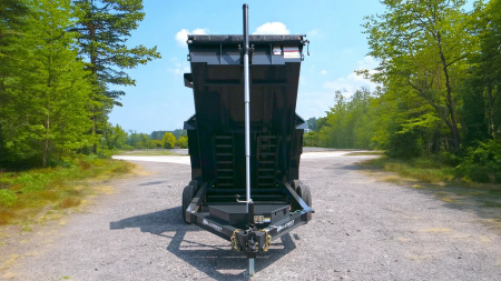 New 2026 Hillcrest Deep Charcoal 6'x12' 10k Standard Dump Trailer