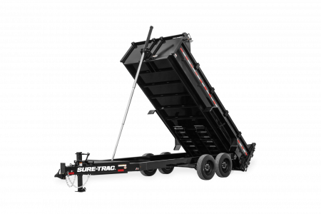 New 2026 Sure-Trac 7X16 PRO SERIES DUMP 17.6K GVWR Dump Trailer